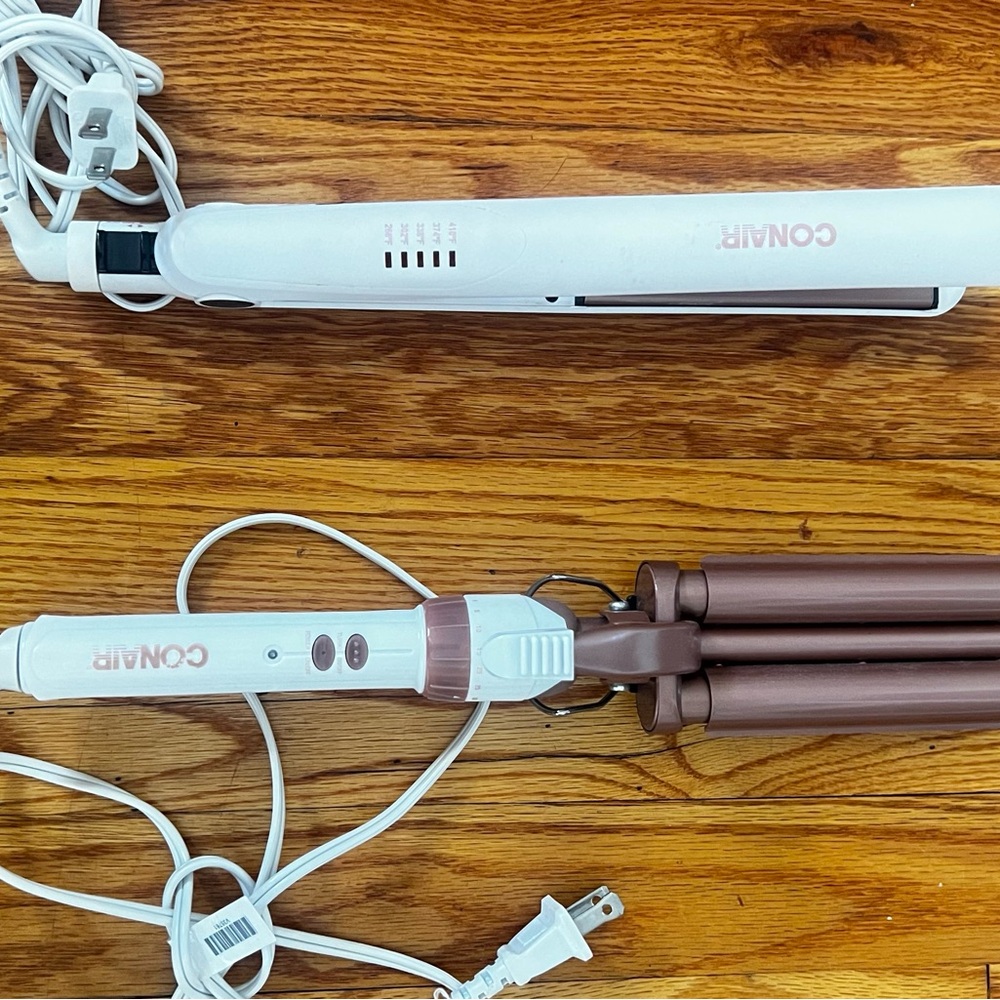 Conair White and Brown Hair Styling Tools